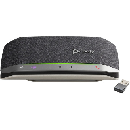 POLY Sync 20+ MS Teams Belaidis Konferencinis garsiakalbis, USB-A BT600, Silver