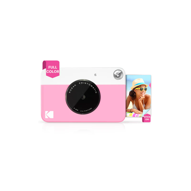 Kodak PRINTOMATIC Momentinis fotoaparatas, 2x3'', Rausva