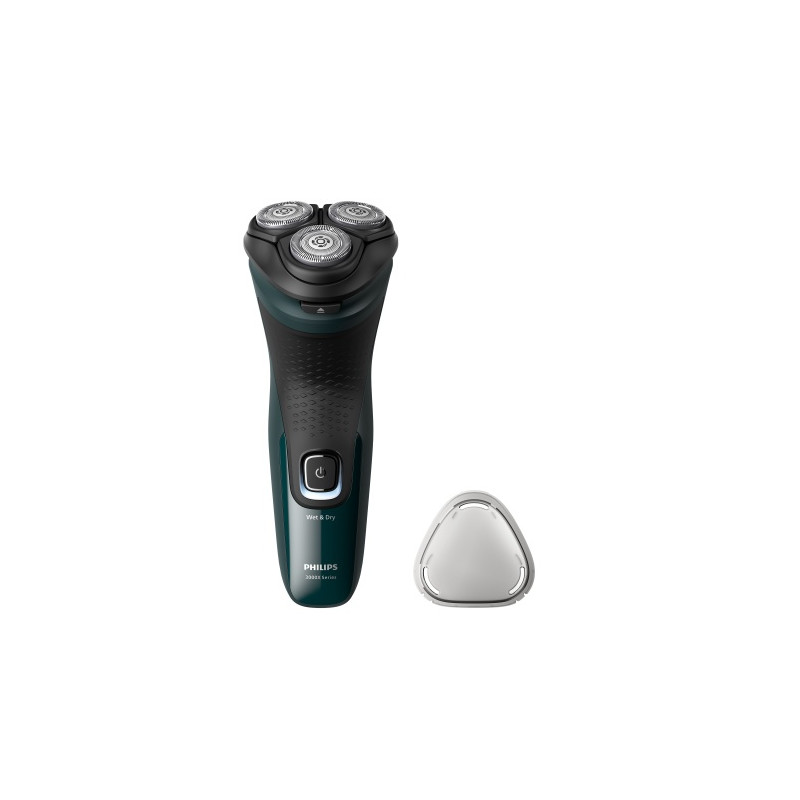 Philips 3000X Series X3002/00 Barzdaskutė, Juoda/Žalia