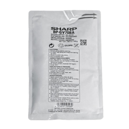 Sharp BP-GV70BA (BPGV70BA) Developer Black