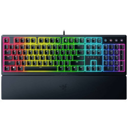 Razer Ornata V3 Laidinė žaidimų klaviatūra RGB, Mecha Membrane Switch, DE, Juoda