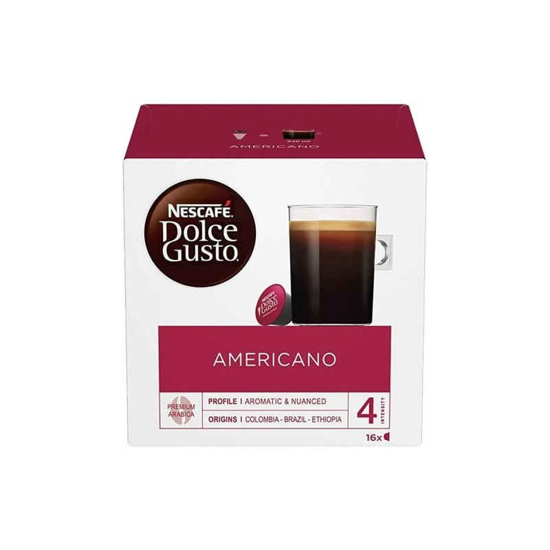 Nescafe Dolce Gusto Americano kava, 16 kapsulių dėžutėje