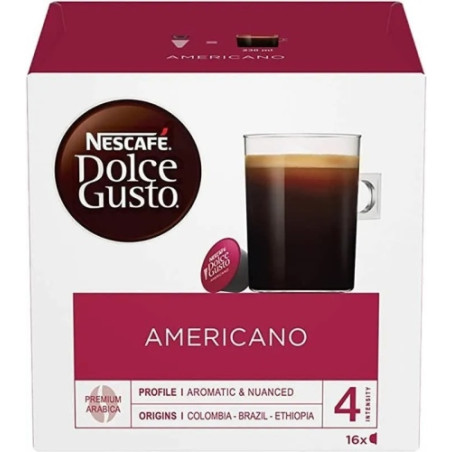 Nescafe Dolce Gusto Americano kava, 16 kapsulių dėžutėje