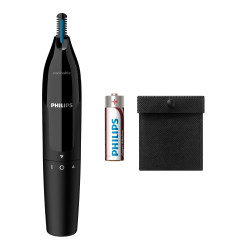 Philips 1000 Series NT1650/16 Nosies ir ausų plaukų kirpimo mašinėlė, Juoda
