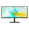 Samsung ViewFinity S6 S34C652UAU Monitorius 34'' VA, UWQHD 3440x1440, 5 ms, 350 cd/m2, 100 Hz, Juoda