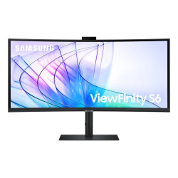 Samsung ViewFinity S6 S34C652VAU Monitorius 34'' VA, UWQHD 3440x1440, 5 ms, 350 cd/m2, 100 Hz, Juoda