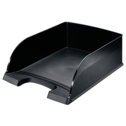 Lentynėlė dokumentams Leitz Plus Jumbo A4 10 cm, juoda
