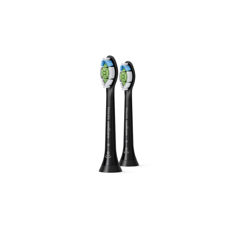 Philips Sonicare W2 Optimal White HX6062/88 Sonic Dantų šepetėlio galvutės, Juoda