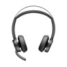 Poly Voyager Focus 2 Belaidės ausinės, Bluetooth, BT700 USB-C Adapter, USB-C/A Adapter, Juoda