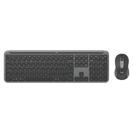 Logitech Signature Slim Combo MK950 for Business Belaidė klaviatūra + pelė, US Int, Graphite
