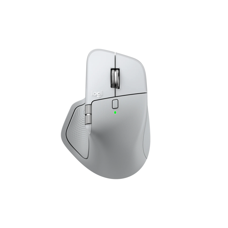 Logitech MX Master 4 for MAC Belaidė pelė RF Wireless + Bluetooth, 8000 DPI, White Silver