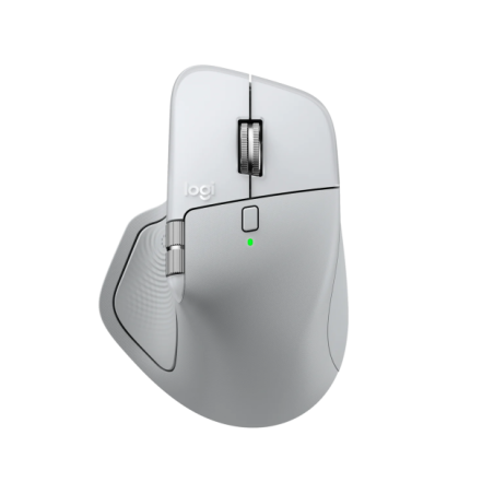 Logitech MX Master 4 for MAC Belaidė pelė RF Wireless + Bluetooth, 8000 DPI, White Silver