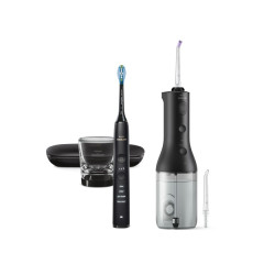 Philips Sonicare DiamondClean 9000 Power Flosser HX3886/43 Burnos irigatorius, Juoda