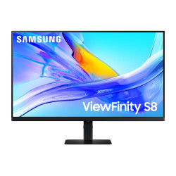 Samsung ViewFinity S8 S32D800UAU Monitorius 32'' VA 4K UHD 3840x2160, 5 ms, 280 cd/m2, 60 Hz, Juoda