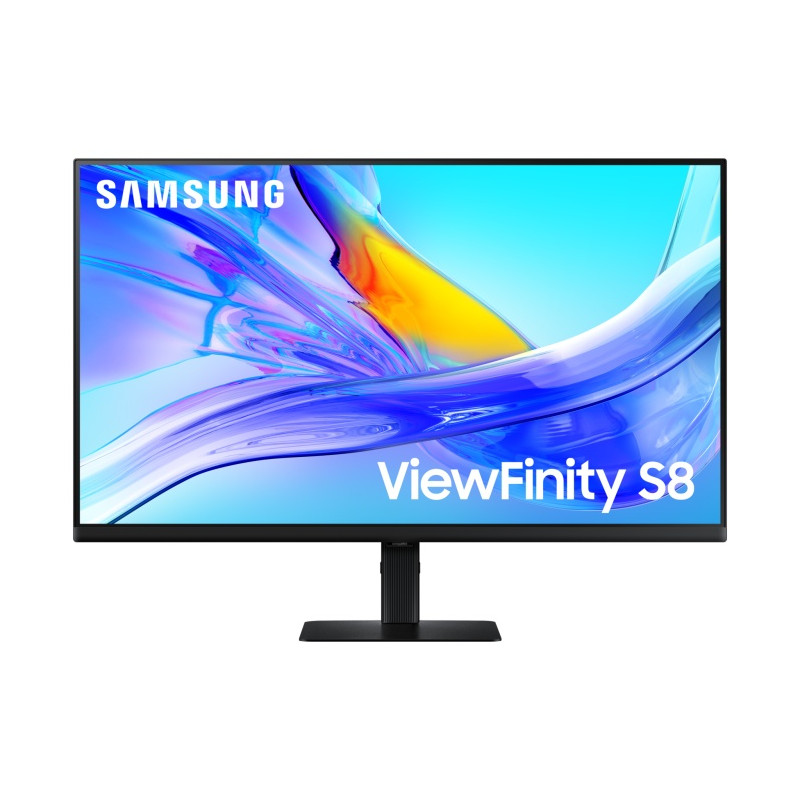 Samsung ViewFinity S8 S32D800UAU Monitorius 32'' VA 4K UHD 3840x2160, 5 ms, 280 cd/m2, 60 Hz, Juoda