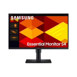 Samsung Essential S4 S40GD Monitorius 24'' IPS FHD 1920x1080, 5 ms, 250 cd/m2, 100 Hz, Juoda