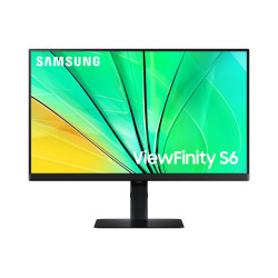 Samsung ViewFinity S6 S60D Monitorius 24'' IPS QHD 2560x1440, 5 ms, 350 cd/m2, 100 Hz, Juoda