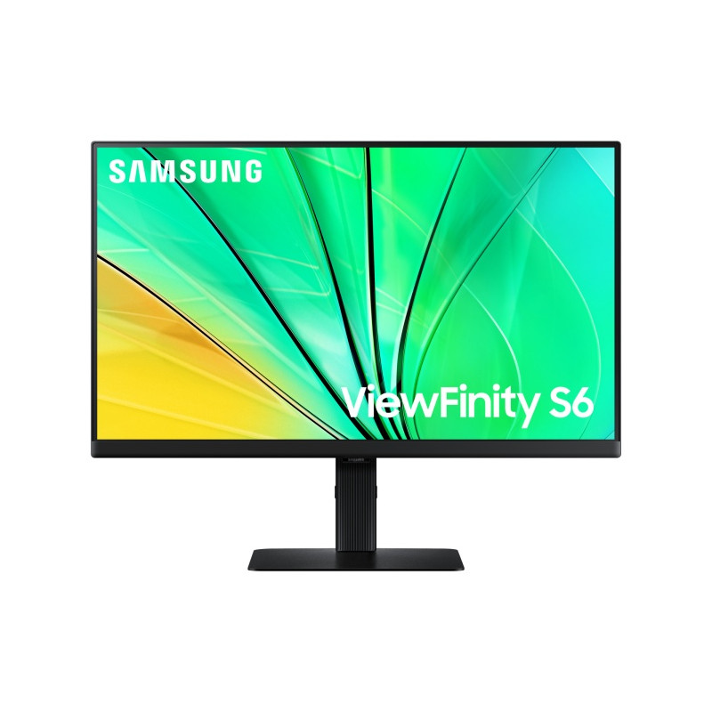 Samsung ViewFinity S6 S60D Monitorius 24'' IPS QHD 2560x1440, 5 ms, 350 cd/m2, 100 Hz, Juoda
