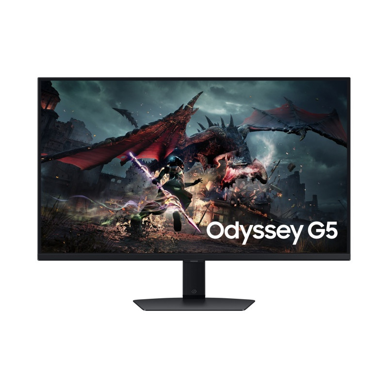 Samsung Odyssey G5 G50D Monitorius 32'' IPS QHD 2560x1440, 1 ms, 350 cd/m2, 180 Hz, Juoda