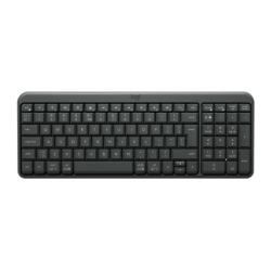 Logitech K250 Compact Belaidė klaviatūra, Bluetooth, US Int, Graphite