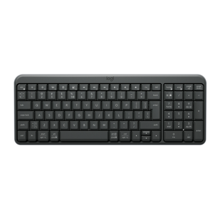 Logitech K250 Compact Belaidė klaviatūra, Bluetooth, US Int, Graphite
