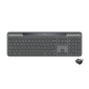 Logitech Signature Slim Solar+ K980 for Business Belaidė klaviatūra, RF+Bluetooth, US Int, Graphite