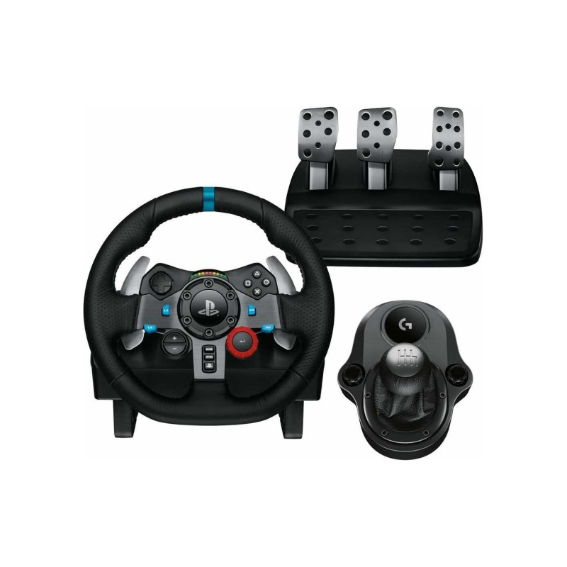 Logitech G29 SE Driving Force Žaidimų vairas ir pedalai, for PC, PS5, PS4, Juoda