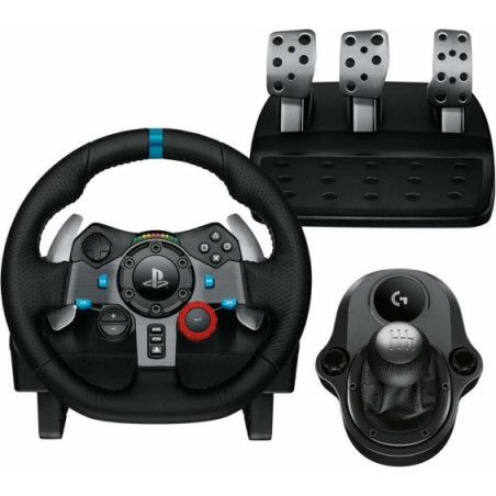 Logitech G29 SE Driving Force Žaidimų vairas ir pedalai, for PC, PS5, PS4, Juoda