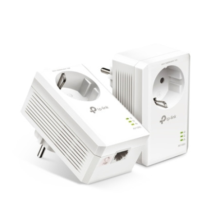 TP-Link TL-PA7017P KIT AV1000 Gigabit Passthrough Powerline Starter Kit Ethernet Adapterių rinkinys