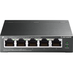 TP-Link TL-SG105MPE 5-Port Gigabit Easy Smart Šakotuvas su 4-Port PoE+