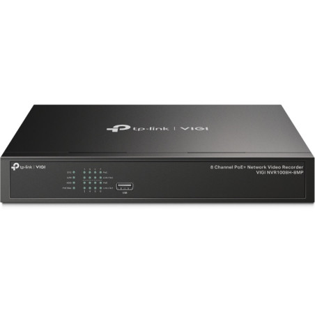 TP-Link VIGI NVR1008H-8MP 8 Channel PoE+ Tinklinis vaizdo įrašymo įrenginys