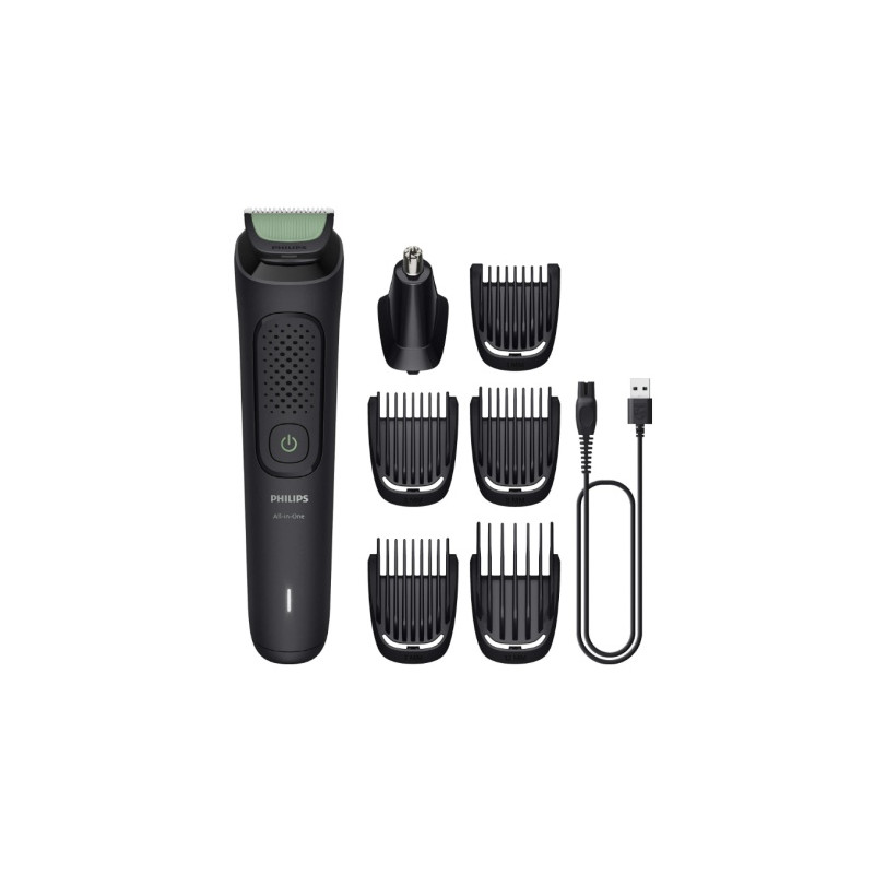 Philips All-in-One 3000 Series MG3920/15 Plaukų kirpimo mašinėlė, Juoda