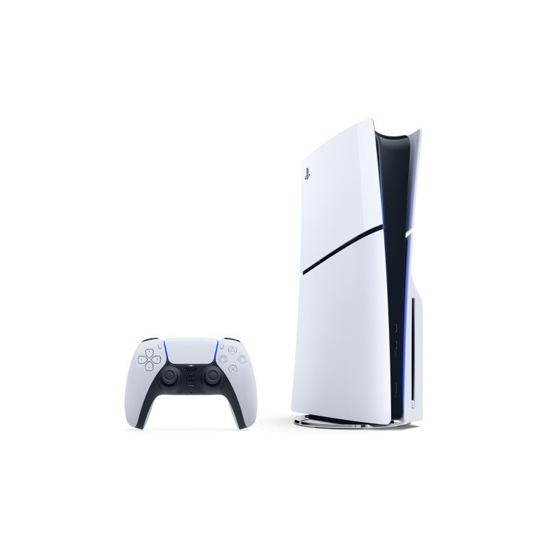 Sony PlayStation 5 Slim Žaidimų konsolė, Disc Drive Edition, 1TB SSD, Balta