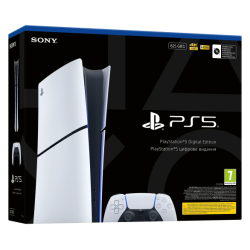 Sony PlayStation 5 Slim Digital Žaidimų konsolė, 825GB SSD, Balta