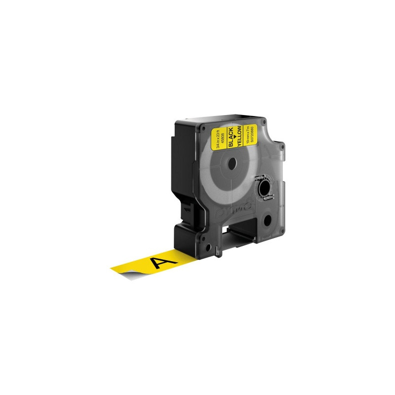 Dymo 45808 (S0720880) D1 Etikečių juostelė 19mm x 7m, Black on Yellow