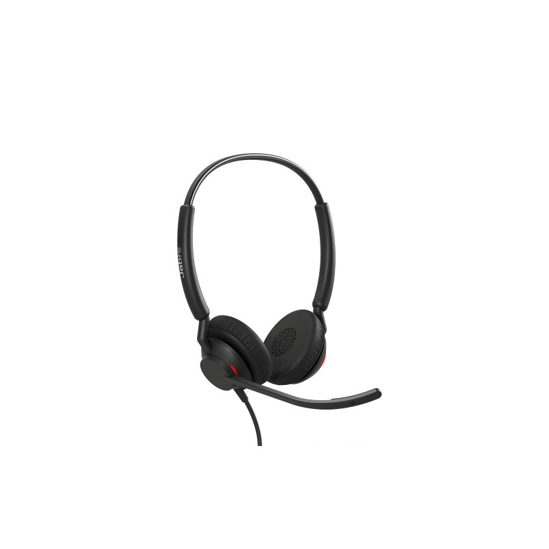 Jabra Engage 40 MS Stereo Inline Link Laidinės ausinės, USB-C/USB-A, Juoda