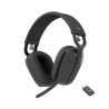 Logitech Zone Vibe Wireless UC Belaidės ausinės, USB-C Bluetooth receiver, Graphite