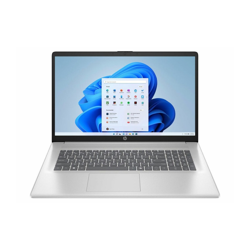 HP 17-cp2025 17.3'' FHD AMD Ryzen 5 7520U 8GB 512GB SSD W11H, Natural Silver