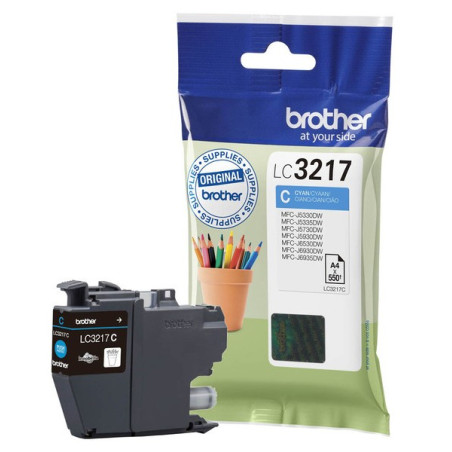 Kasetė Brother LC3217 CY 550psl OEM