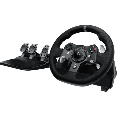 Logitech G920 Driving Force Žaidimų vairas ir pedalai, skirta Xbox Series X|S /Xbox One/PC, Juoda