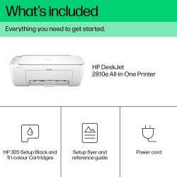 HP DeskJet 2810e All-in-One Spausdintuvas rašalinis spalvotas MFP A4 7.5 ppm USB Wi-Fi