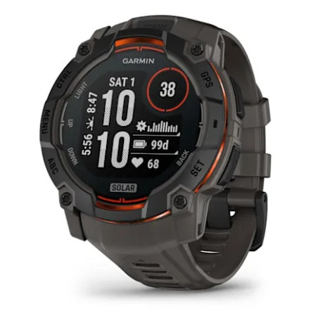 Garmin Instinct 3 Išmanusis laikrodis 50 mm, Solar, Black with Charcoal Band