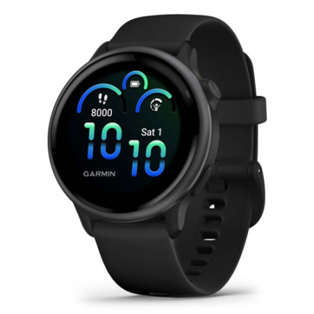 Garmin Vivoactive 6 Išmanusis laikrodis 30.4 mm Slate with Black Band