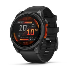 Garmin Fenix 8 Išmanusis laikrodis 47 mm AMOLED Slate Gray with Black Silicone Band