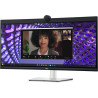 Dell Pro 34 Plus P3424WEB Monitorius 34.1'' IPS WQHD 3440x1440 8 ms 300 cd/m2 60 Hz, Silver/Black