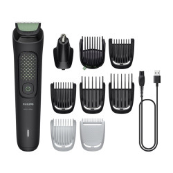 Philips All-in-One 3000 Series MG3945/15 Plaukų kirpimo mašinėlė, Juoda