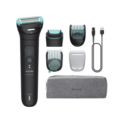 Philips 7000 Series Body Groomer BG7470/15 Plaukų skustuvas / kirpimo mašinėlė, Juoda