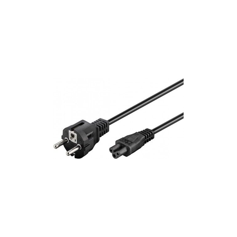Goobay 93586 Maitinimo kabelis CEE 7/7 (Type-F) to C5, 1.8 m, Juoda
