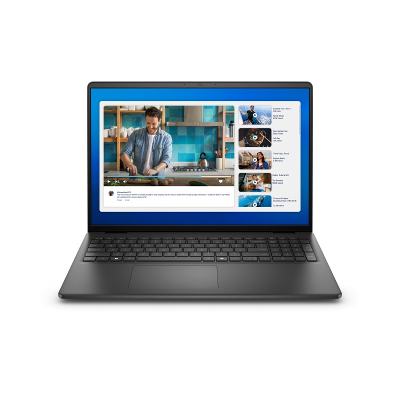Dell 16 DC16250 16'' FHD+ Intel Core 5 120U 16GB 512GB SSD W11P, Carbon Black