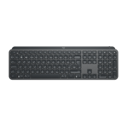 Logitech MX Keys for Business Belaidė klaviatūra RF Wireless+Bluetooth Illuminated, US Int, Graphite